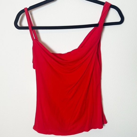 New Sandy Liang Georgia Top Red Rose 3D Floral Applique Medium - Picture 4 of 12